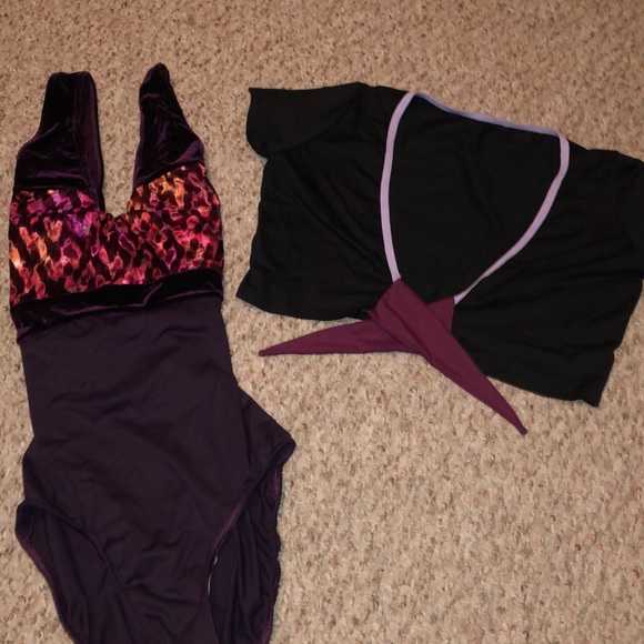 Tie-front workout shawl (Crop-top) - Picture 3 of 3